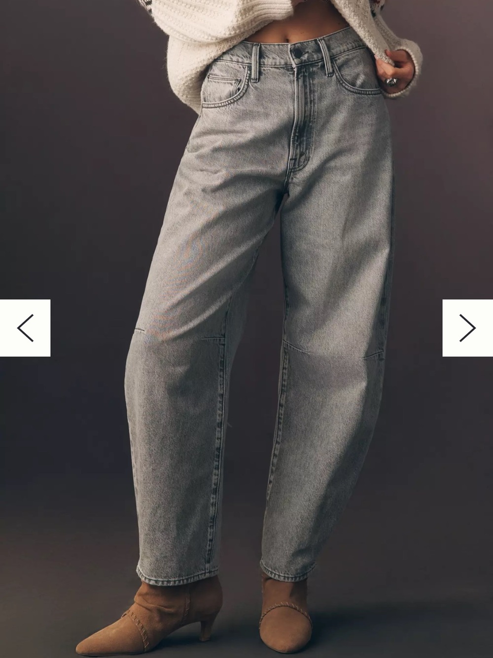 BNWT MOTHER The Pony Keg High-Rise Barrel Jeans